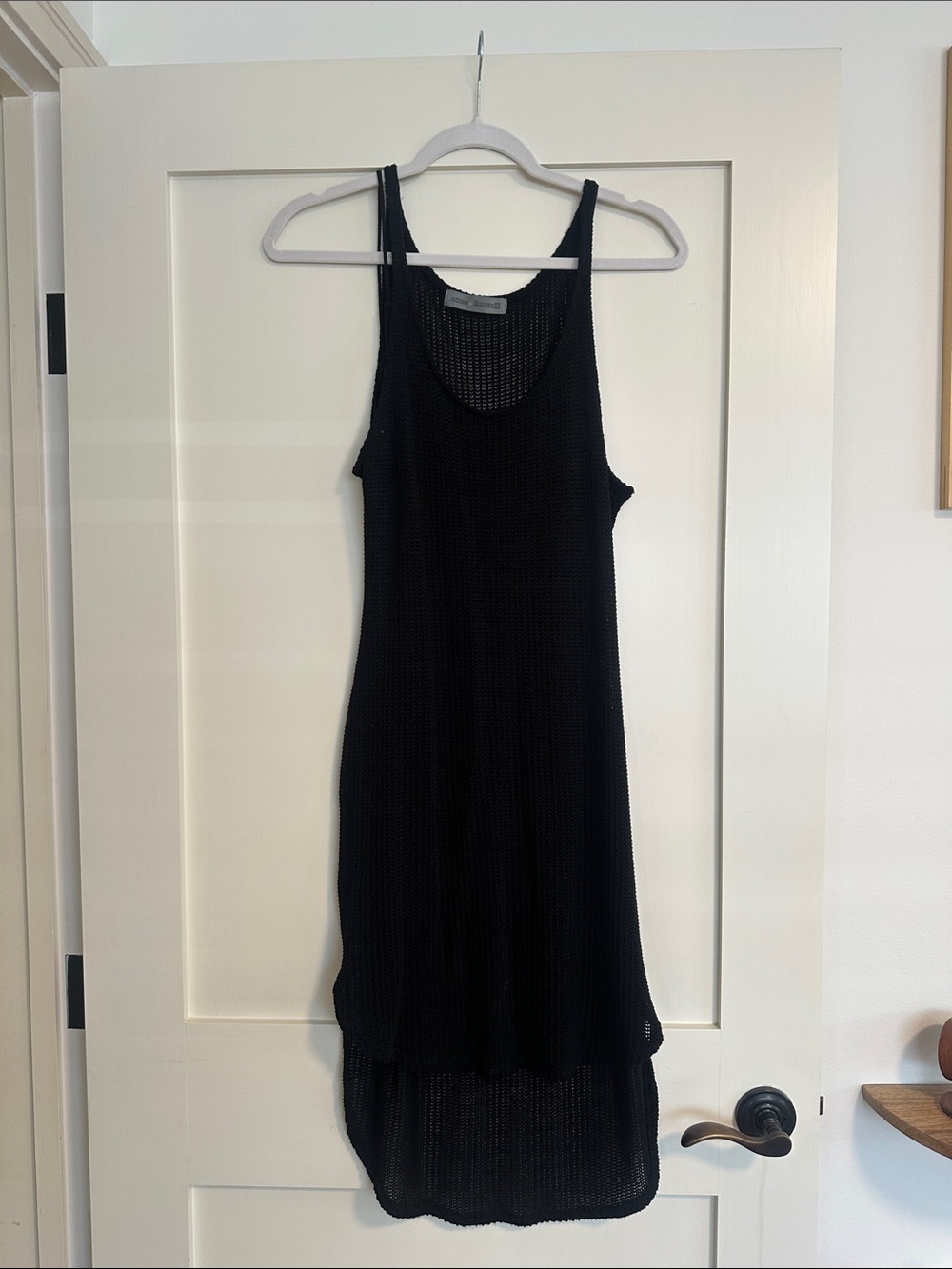 Women’s Black High-Low Knit Tank Dress